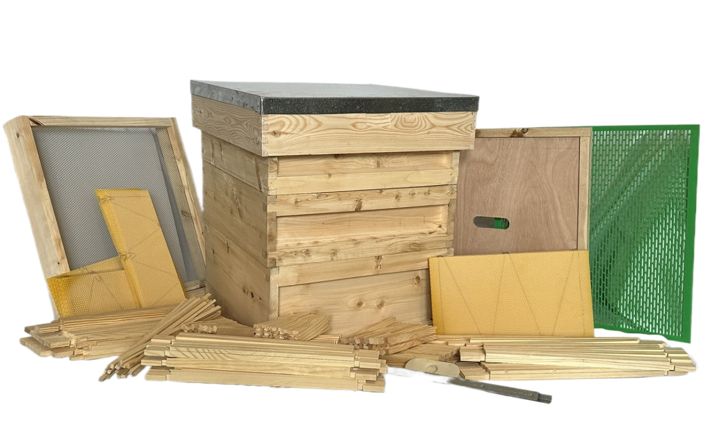 Cedar National Beehive - Full Kit Assembled